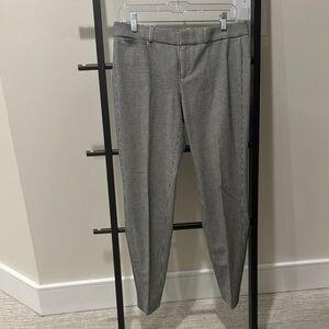 women's Gray Checkered Pants